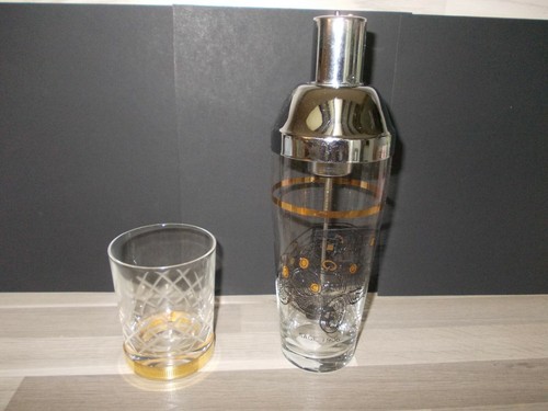 Vintage 60er chrom glas - vintage,
