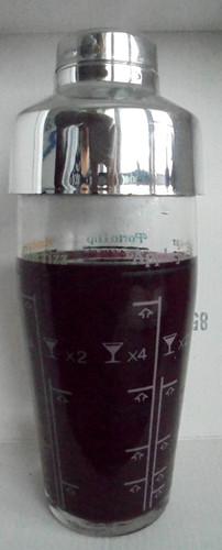 Cocktailshaker glas 500ml mit - cocktailshaker,