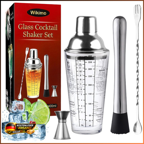 Cocktail shaker set 400ml - set,