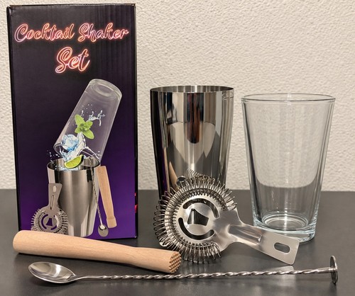 Teiliges cocktail shaker set - shaker,