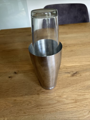 Cocktail shaker teilig glas - shaker,