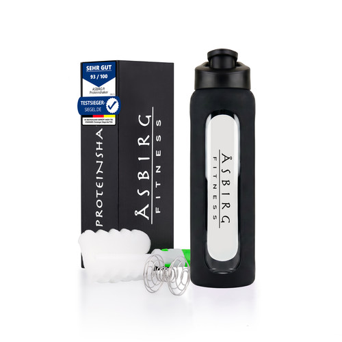 Asbirg protein shaker glas - protein,