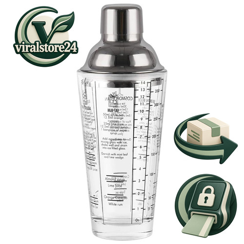 Cocktail shaker edelstahl - cocktail,
